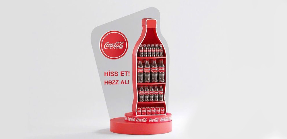  استند سه بعدی با فرم محصول